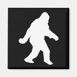 Aimant Silhouette Sasquatch Blanc Pour Arrière - plans So