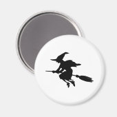 Aimant Silhouette sorcière (Recto/Verso)