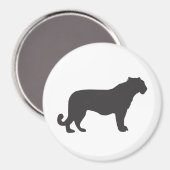 Aimant Silhouette Tiger (Recto/Verso)