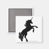 Aimant Silhouette Unicorne (Recto/Verso)