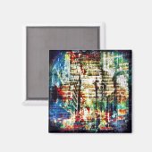 Aimant Silhouette urbaine (Recto/Verso)