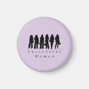 Aimant Silhouettes de Femme Réussie