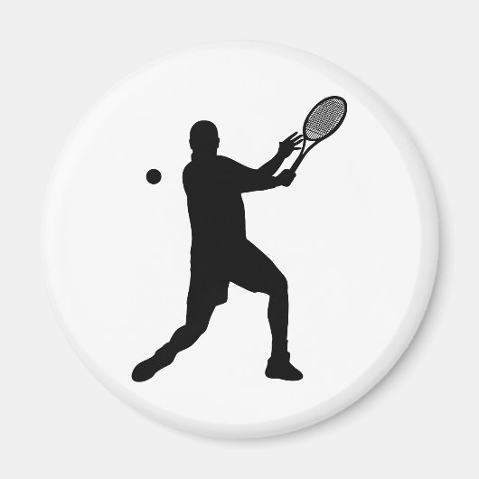Aimant silhouettes de tennis (Devant)