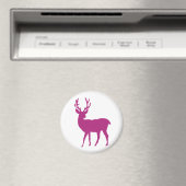 aimant silhuette de cerf solitaire (In Situ (Lave-vaisselle))