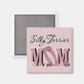 Aimant Silky Terrier MOM (Recto/Verso)