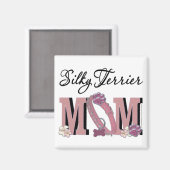 Aimant Silky Terrier MOM (Recto/Verso)