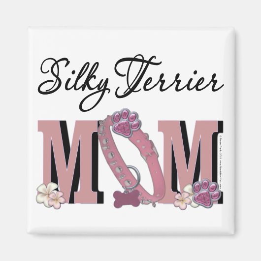 Aimant Silky Terrier MOM (Devant)