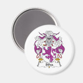 Aimant Silva Family Crest (Recto/Verso)