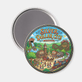 Aimant Silver Dollar City, Branson Missouri (Recto/Verso)
