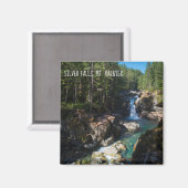 Aimant Silver Falls, Mt. Rainier (Recto/Verso)