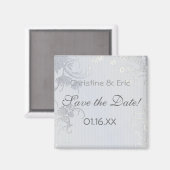 Aimant Silver Glimmer Enregistrer la date (Recto/Verso)
