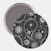Aimant Silver paisley (Recto/Verso)