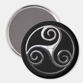 Aimant Silver Triskelion (Recto/Verso)