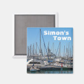 Aimant Simon's Town Navy Harbour Afrique du Sud (Recto/Verso)