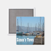 Aimant Simon's Town Navy Harbour Afrique du Sud (Recto/Verso)