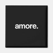 Aimant Simple And Unique Amore Valentine's Day Design  (Devant)