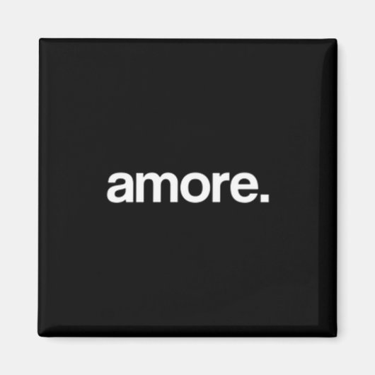 Aimant Simple And Unique Amore Valentine's Day Design  (Devant)