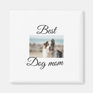 Aimant Simple animal coloré ajouter nom photo chien maman