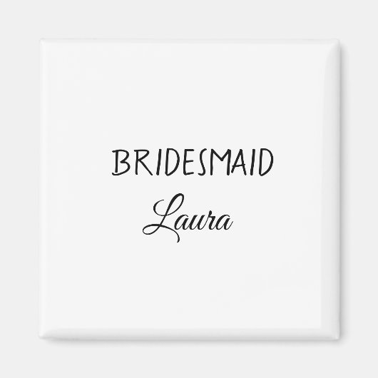 Aimant Simple année de cadeau d'ajout de nom d'utilisateu (Devant)