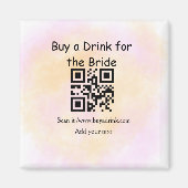 Aimant Simple bachelorette minimale acheter une mariée bo (Devant)