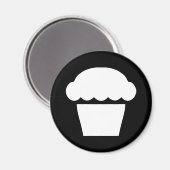 Aimant simple cupcake / muffin (Recto/Verso)