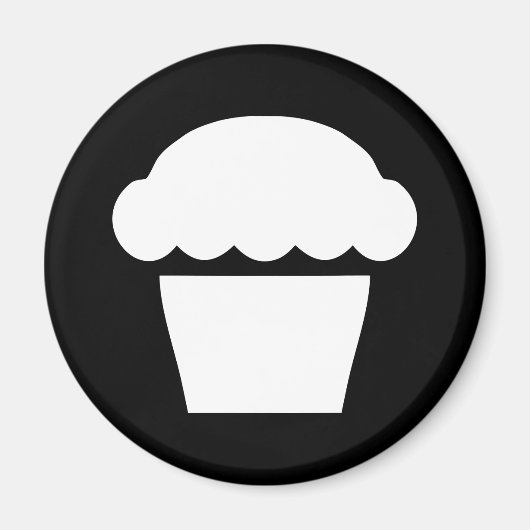 Aimant simple cupcake / muffin (Devant)