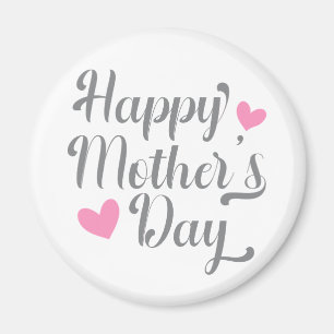 Aimant Simple joyeuse calligraphie de la fête des mères