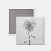 Aimant Simple marguerite (Recto/Verso)