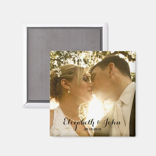 Aimant Simple Mariage d'écriture (Recto/Verso)