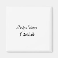 SIMPLE MINIMAL.CUTIE ADD NAME BABY baby shower Thr