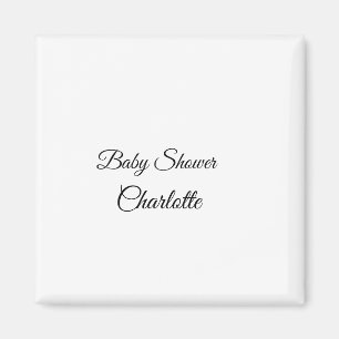 Aimant SIMPLE MINIMAL.CUTIE ADD NAME BABY baby shower Thr