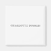 Aimant Simple minimaliste élégant classique professionnel (Devant)