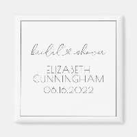 Simple minimaliste Élégant Fête des mariées Coeur