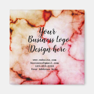 Aimant simple minimum ajouter votre logo/design ici marbr