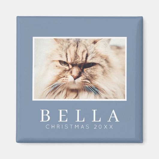 Aimant Simple Moderne Chic Personnalisé Famille Animaux d (Devant)