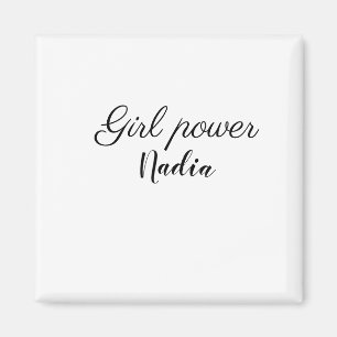 Aimant simple pouvoir minimal des filles ajouter le nom t