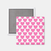 Aimant Simple Pretty Rose Polka Motif fond d'écran (Recto/Verso)