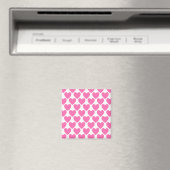 Aimant Simple Pretty Rose Polka Motif fond d'écran (In Situ (Lave-vaisselle))