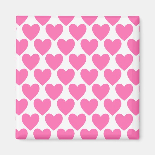 Aimant Simple Pretty Rose Polka Motif fond d'écran (Devant)