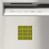 Aimant Simple Scribble | Carreaux miroir | jaune | Bureau (In Situ (Lave-vaisselle))