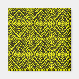 Aimant Simple Scribble   Carreaux miroir   jaune   Bureau