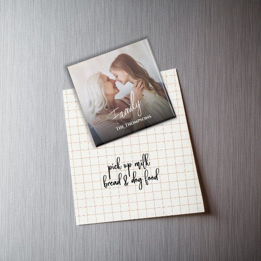 Aimant Simple Style Calligraphie Script superposition pho