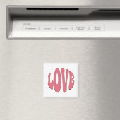 Aimant Simple, urbain, moderne, design cool Amour (In Situ (Lave-vaisselle))