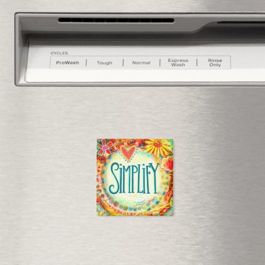 Aimant Simplifier une jolie imprévisibilité florale (In Situ (Lave-vaisselle))