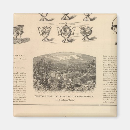 Aimant Simpson, Hall, Miller et Traveler's Company (Devant)