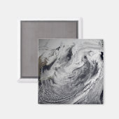 Aimant Simulation de nuage d'une seule journée (Recto/Verso)