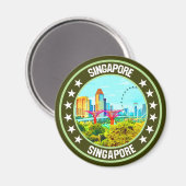 Aimant Singapour (Recto/Verso)