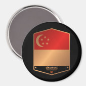 Aimant Singapour (Recto/Verso)