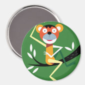 Aimant Singe assis dans l'arbre (Recto/Verso)