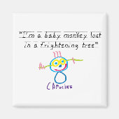 Aimant Singe de bébé (Devant)